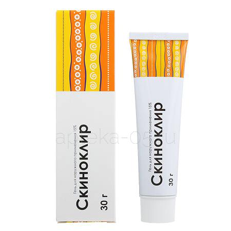 Скиноклир гель 15% 30 г