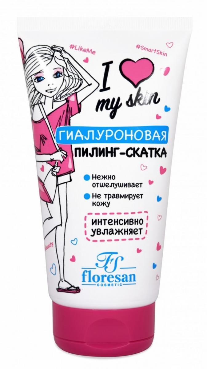 Флоресан505 I love my skin Пилинг-скатка гиалуроновая 150 мл