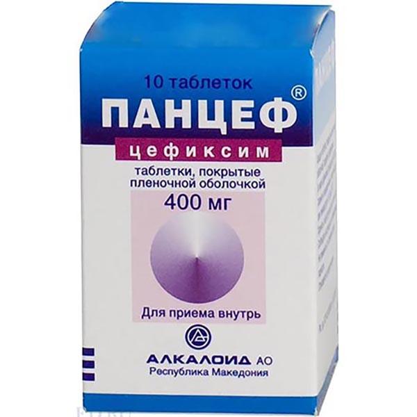 Панцеф тб 400 мг № 10