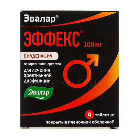 Эффекс Силденафил тб 100 мг № 4