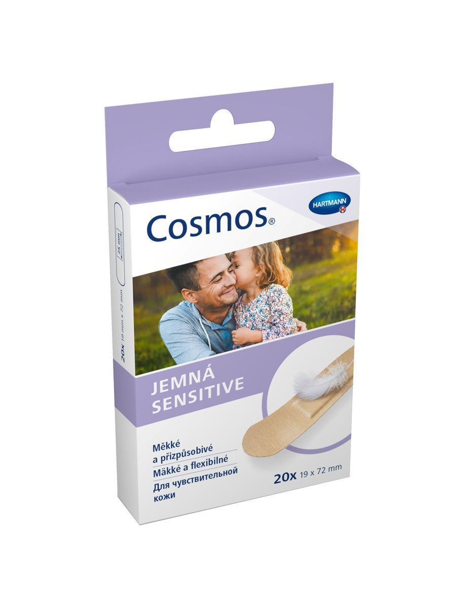 Хартманн Лейкопластырь "Cosmos" sensitive для чувствительной кожи 20 шт 1 размер