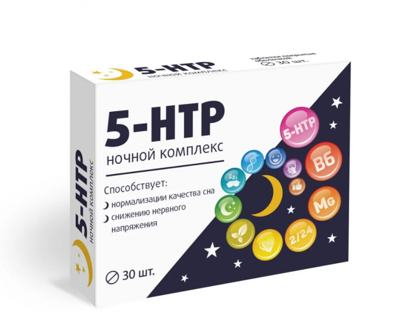 5-HTP комплекс ночной тб 515 мг № 30