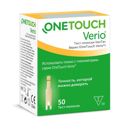 Тест-полоски One Touch Verio № 50