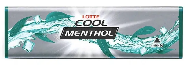 Lotte Жевательная резинка Cool Menthol 13,5 г (кул ментол)