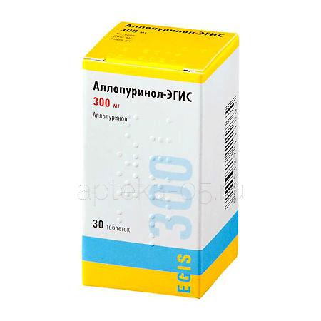 Милурит (Аллопуринол) тб 300 мг № 30