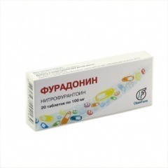 Фурадонин тб 100 мг № 20 (Олайнфарм)