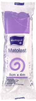 Matopat Бинт эластичный тканый без застежки Matolast 8см*4 м