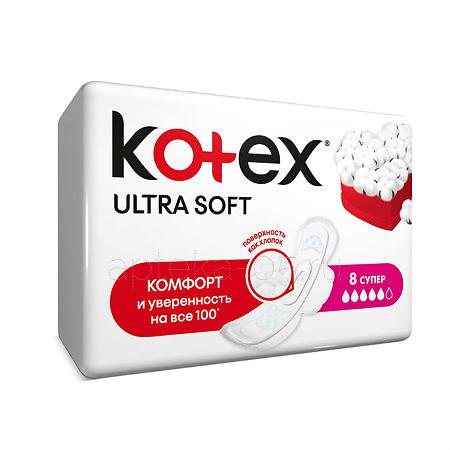 Kotex Прокладки ультра софт супер № 8