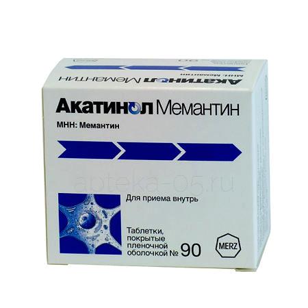 Акатинол Мемантин тб 10 мг № 90 (Мерц)