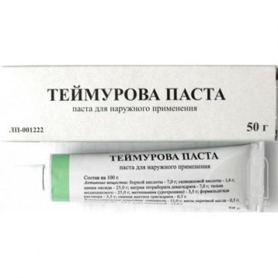 Теймурова паста 50 г туба (Тульская ФФ)