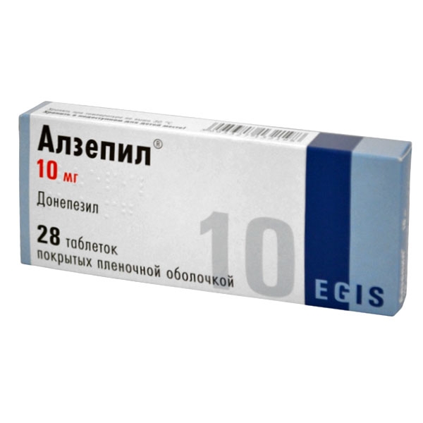 Алзепил тб 10 мг № 28 (Эгис)