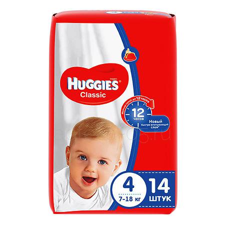 Huggies Подгузники Классик 4 (7-18 кг) № 14