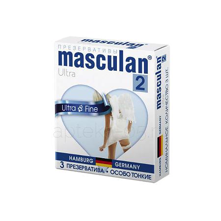 Презервативы "Masculan Type 2" Ultra №  3 с пупырышками и спермицидной смазкой