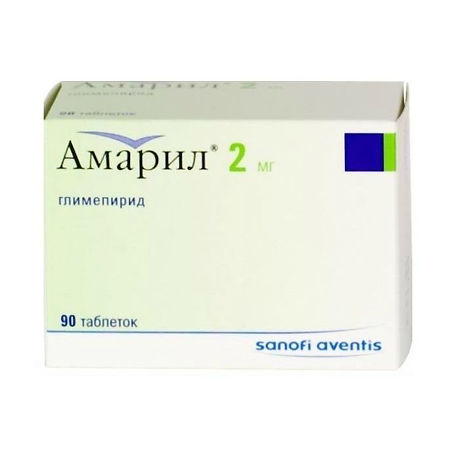 Амарил тб 2 мг № 90 (Санофи)