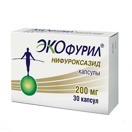 Экофурил капс 200 мг № 30 (АВВА РУС)