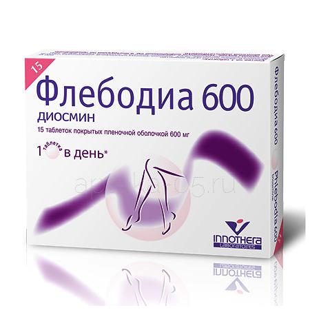 Флебодиа тб 600 мг № 15 (Иннотера)