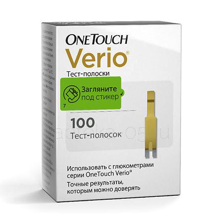 Тест-полоски One Touch Verio № 100