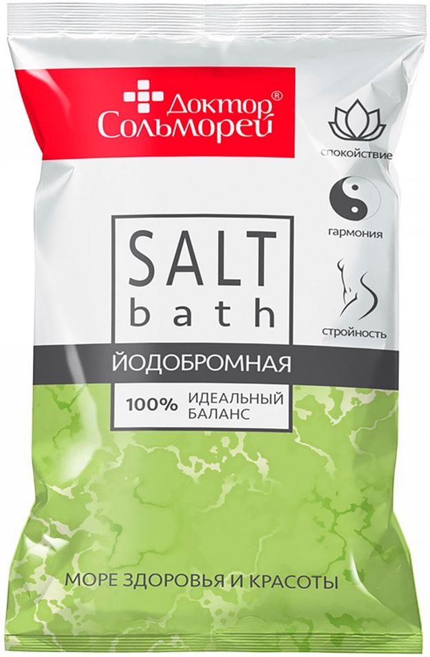 Соль для ванн Доктор Сольморей Йодобромная 1 кг