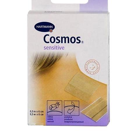 Хартманн Лейкопластырь "Cosmos" sensitive для чувствительной кожи 5шт 6х10см