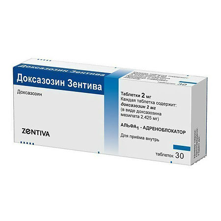 Доксазозин тб 2 мг № 30 (Озон)