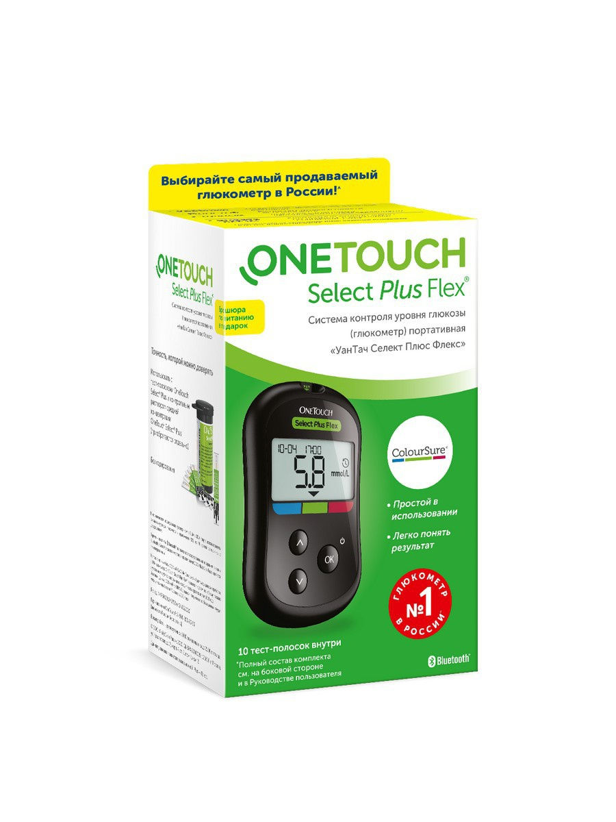 Глюкометр One Touch Select Plus Flex-