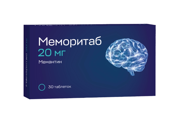 Меморитаб тб 20 мг диспергируемые № 30