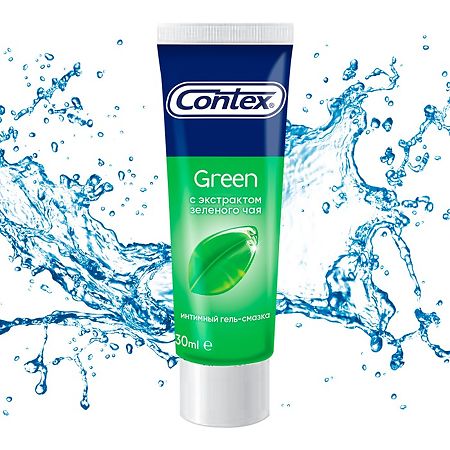 Гель-смазка "Contex Green"  30 мл (антибактериальная)