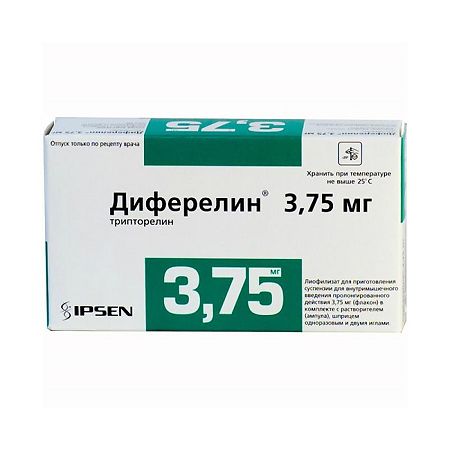 Диферелин фл  3,75 мг № 1