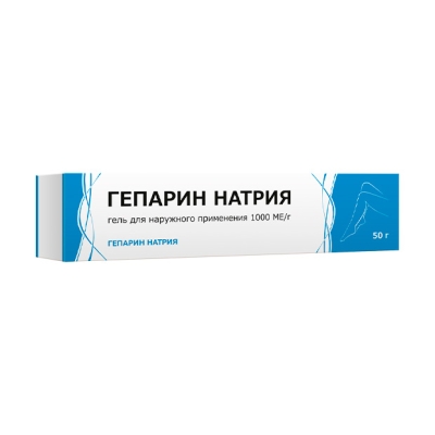 Гепарин гель 1000МЕ/г 50 г (Тульская ФФ)