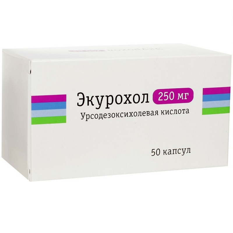 Экурохол капс 250 мг №  50