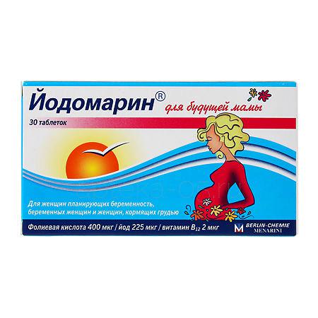 Йодомарин для будущей мамы тб 140 мг № 30