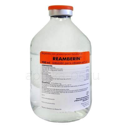 Реамберин фл 1,5% 400 мл (стекло)